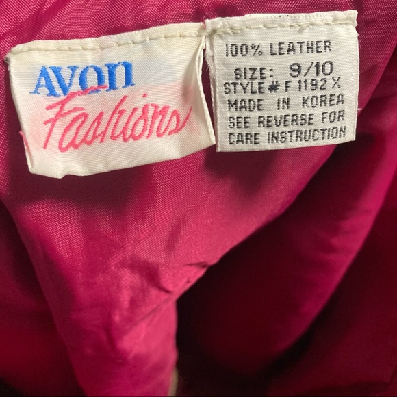 Vintage pink barbiecore leather zip skirt - Picture 5 of 5